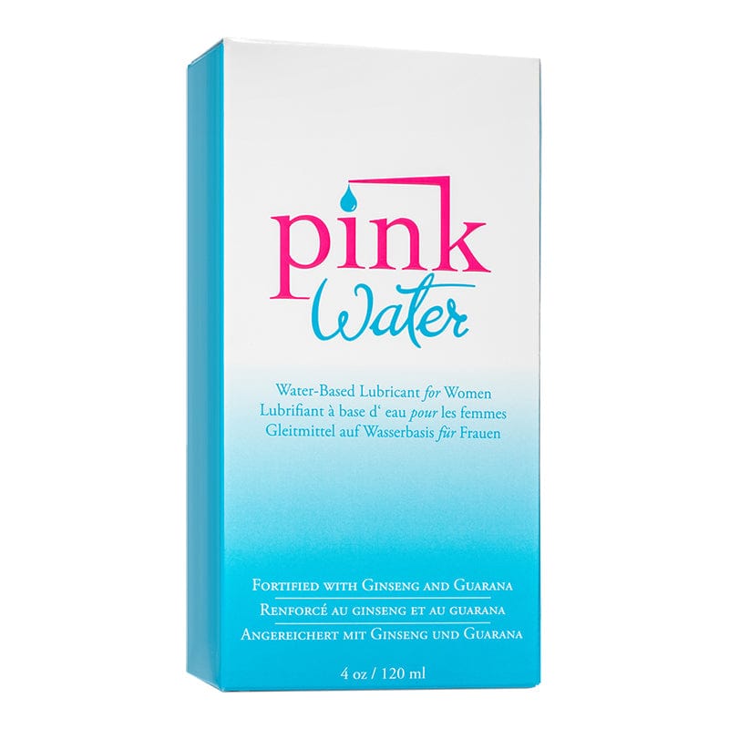 Pink Water Based Lube Glass Bottle
