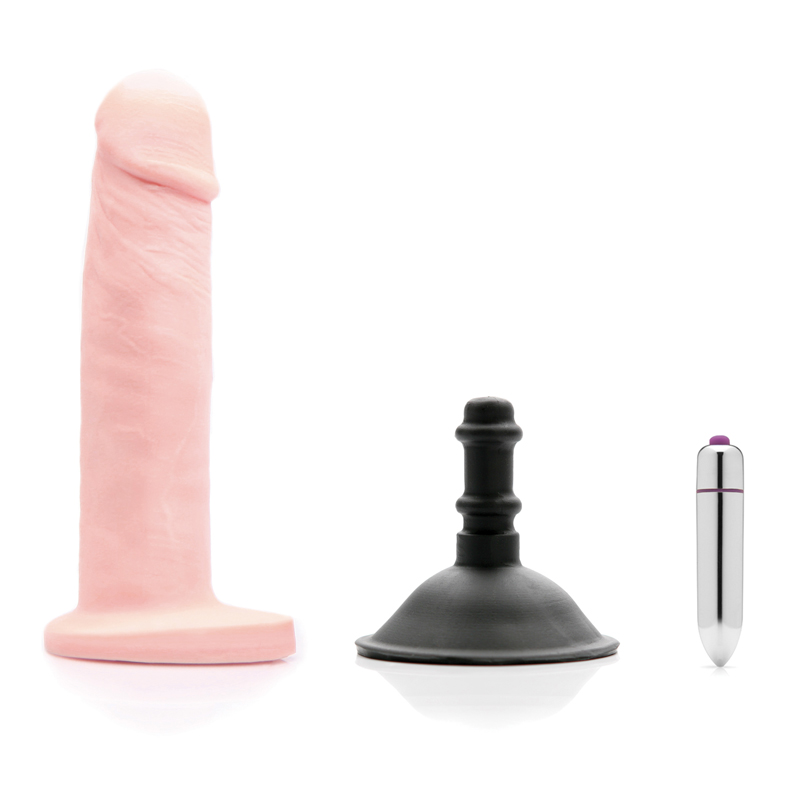 Tantus Alan O2 Dildo Vibrating Kit with Suction Cup - XOXTOYS