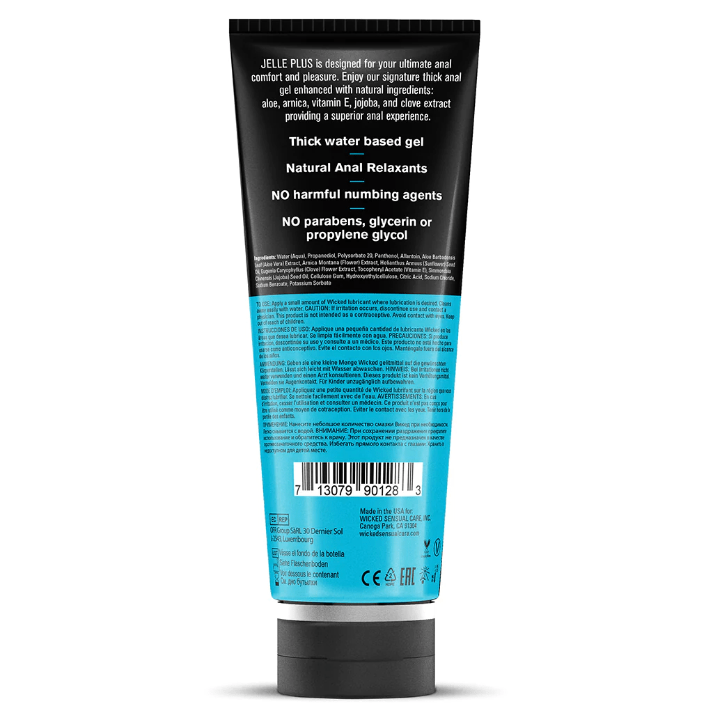 Wicked Jelle Plus Anal Lubricant