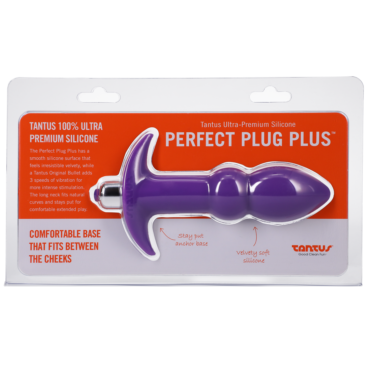 Tantus Perfect Plug Plus Vibe - XOXTOYS