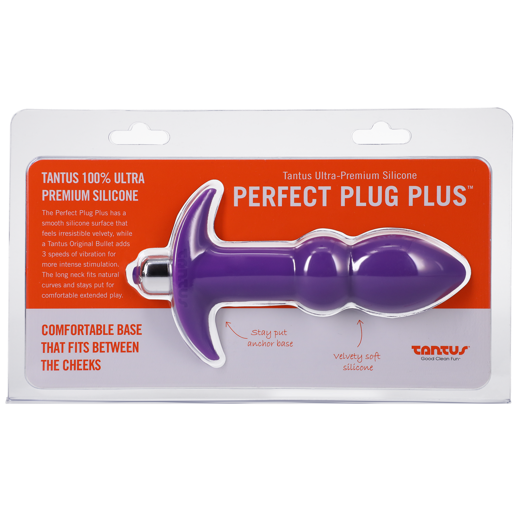 Tantus Perfect Plug Plus Vibe - XOXTOYS