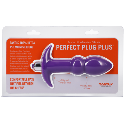 Tantus Perfect Plug Plus Vibe - XOXTOYS