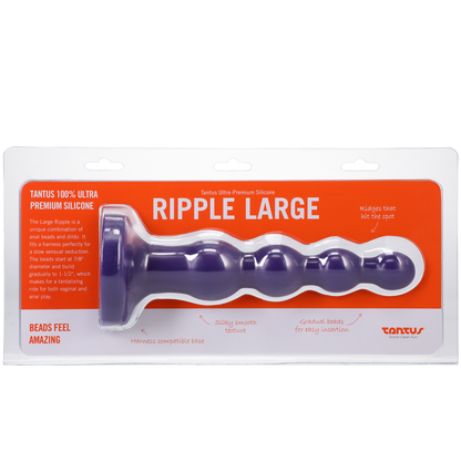 Tantus Silicone Large Ripple Butt Plug - XOXTOYS