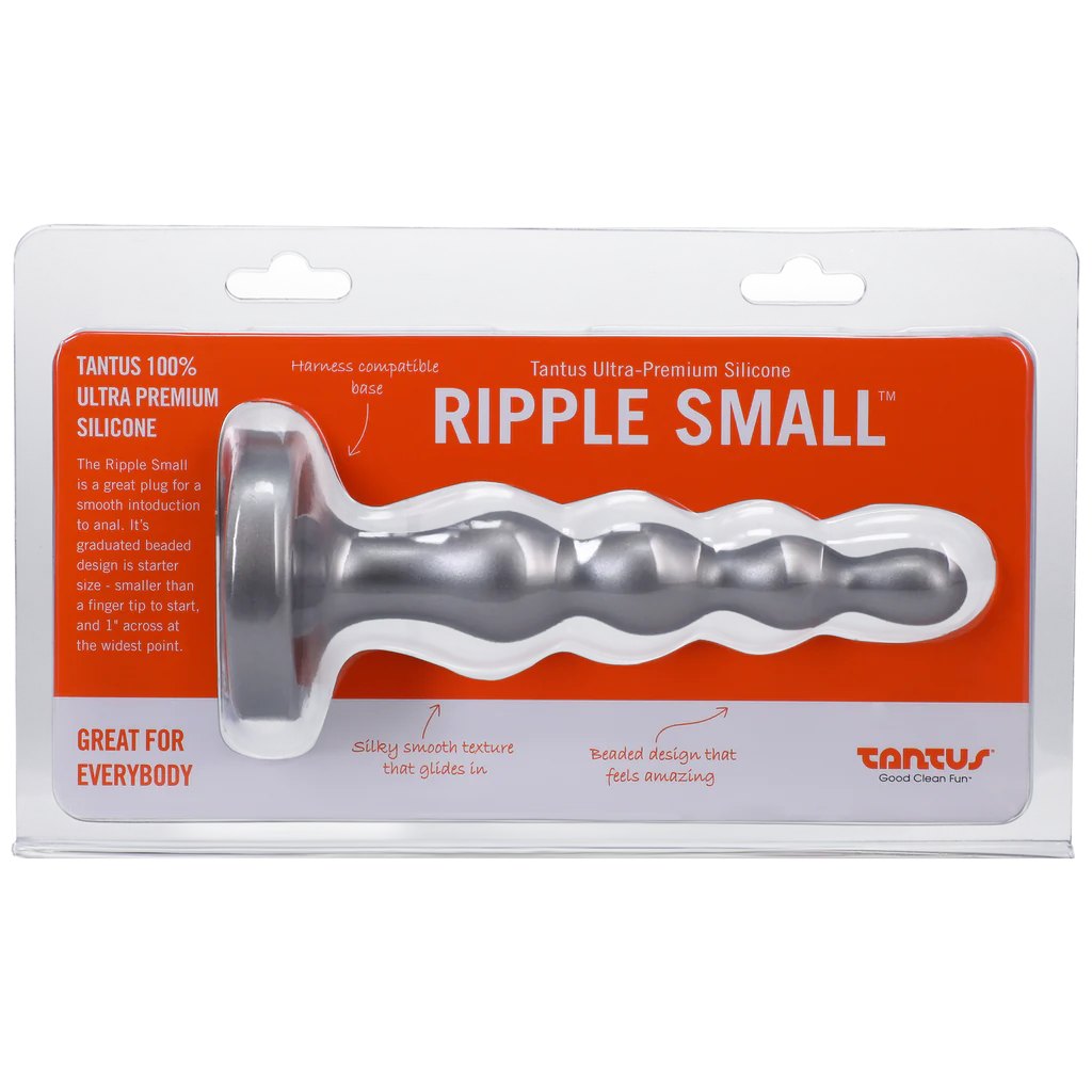 Tantus Ripple Small Silicone Butt Plug - XOXTOYS