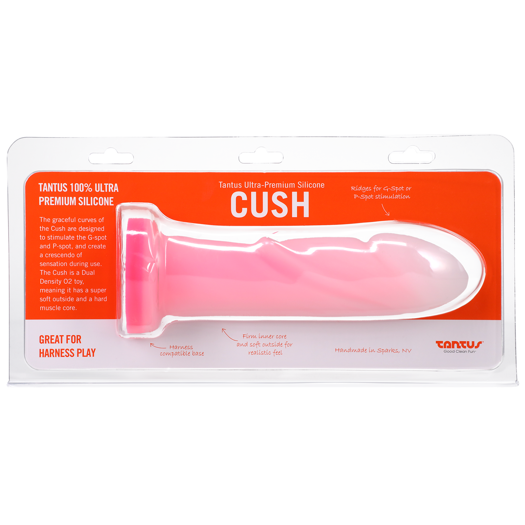 Tantus Cush O2 Dual Density Dildo - XOXTOYS