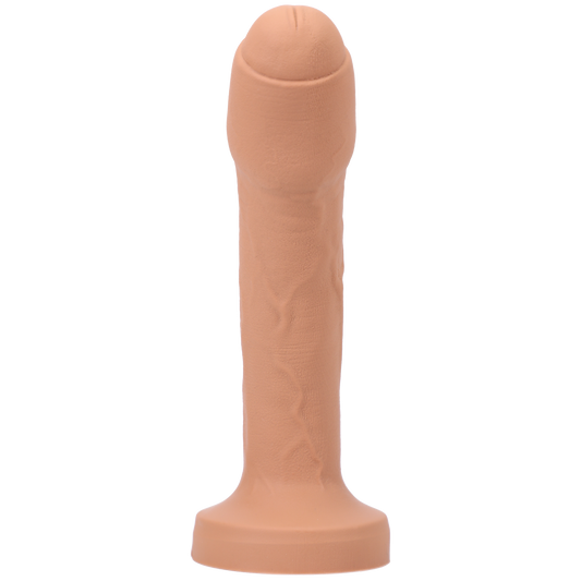 Tantus Silicone Uncut 2 O2 Dual Density Dildo Honey