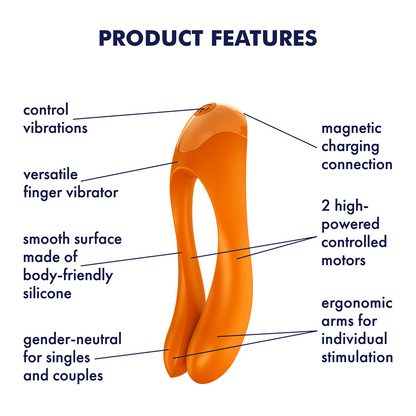 Satisfyer Candy Cane Finger Vibrator