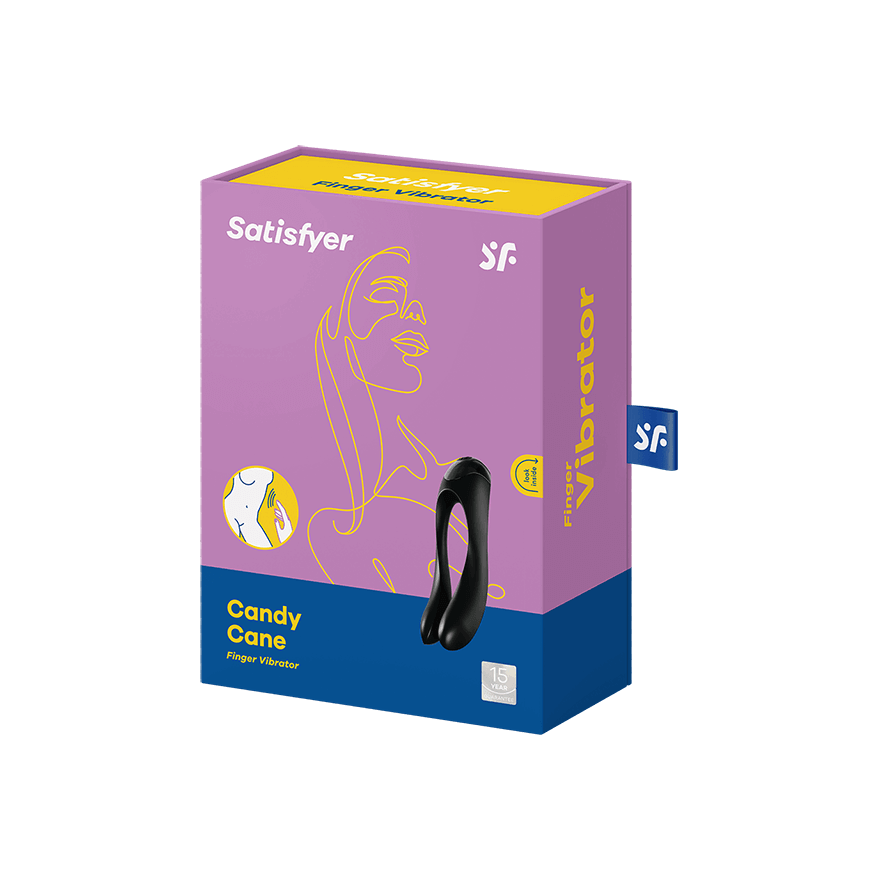 Satisfyer Candy Cane Finger Vibrator - XOXTOYS