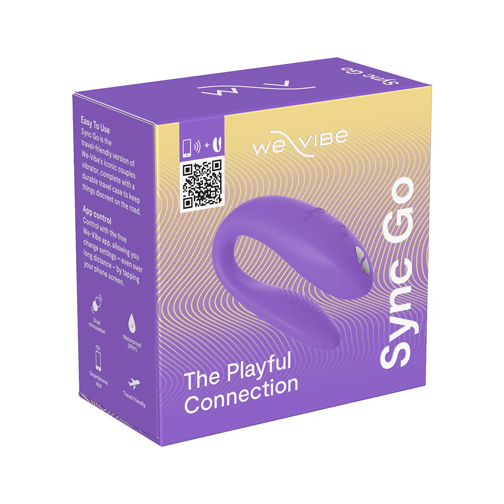 We-Vibe Vibrators Light Purple We-Vibe Sync GO Couples Travel Vibrator