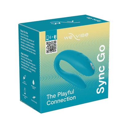 We-Vibe Vibrators Turquoise We-Vibe Sync GO Couples Travel Vibrator
