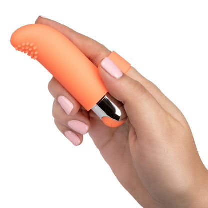 Calexotics Intimate Play Rechargeable Finger Tickler Orange