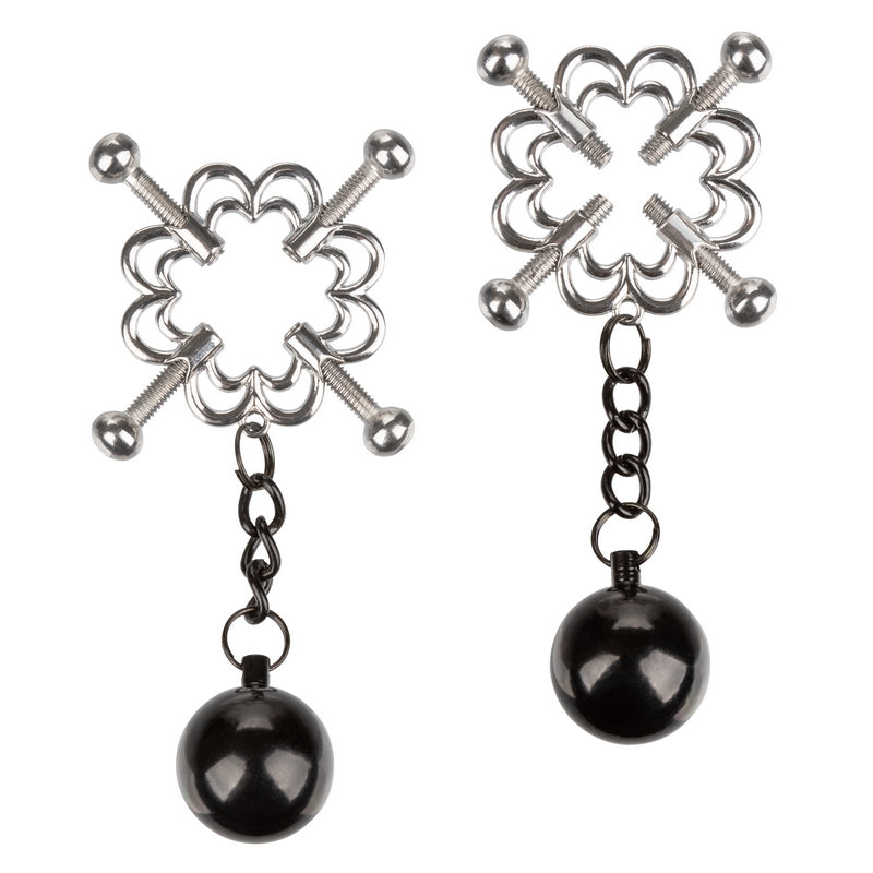 Calexotics Nipple Grips 4-Point Weighted Nipple Press