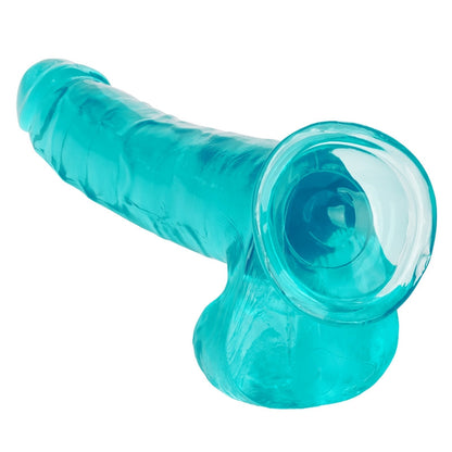 Calexotics Queen 10” Teal Jelly Dildo