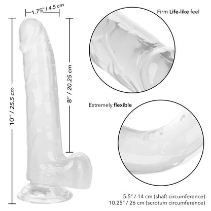Calexotics Queen 8 Dildo Clear