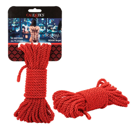 Calexotics Scandal BDSM Red Rope 10m - XOXTOYS