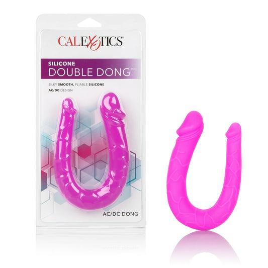 Calexotics Silicone Double Dong AC/DC Dildo - XOXTOYS