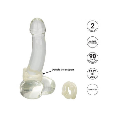 Calexotics Silicone Island Ring Double Stacker