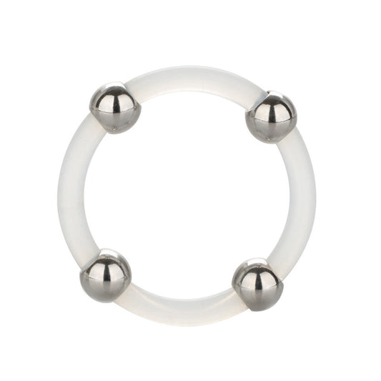 Calexotics Steel Beaded Silicone Ring Large