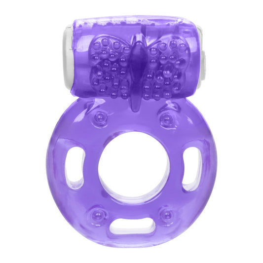 Calexotics Vibrating Ring Foil Pack Purple