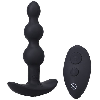 Doc Johnson A-Play Beaded Vibe Rechargeable Anal Plug with Remote