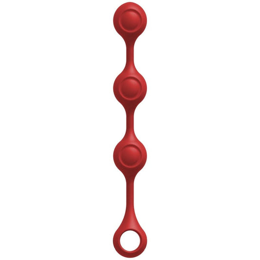 Doc Johnson Kink Weighted Silicone Anal Balls Red