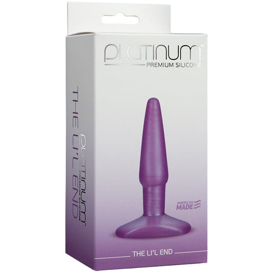 Doc Johnson Anal Toys Purple Doc Johnson Platinum Premium Silicone The Li’l End Plug