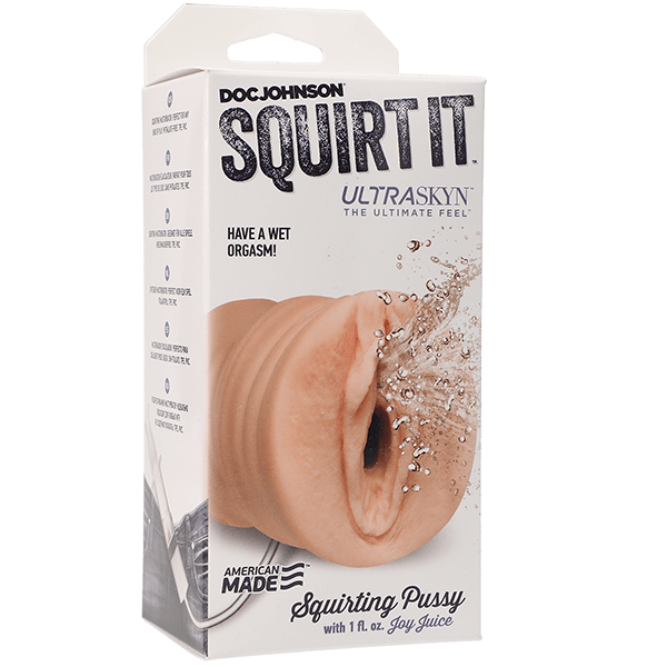Doc Johnson Squirt It: Squirting Pussy Vanilla Stroker