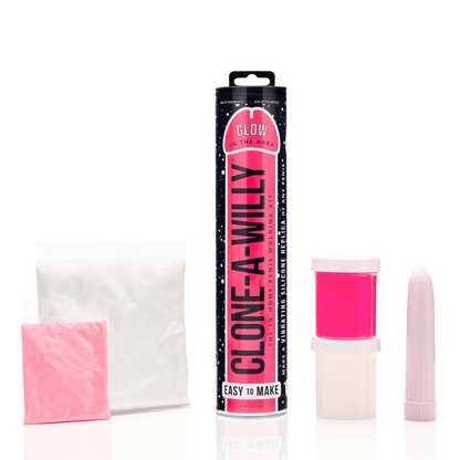 Empire Labs Vibrating Clone A Willy Glow In The Dark Pink