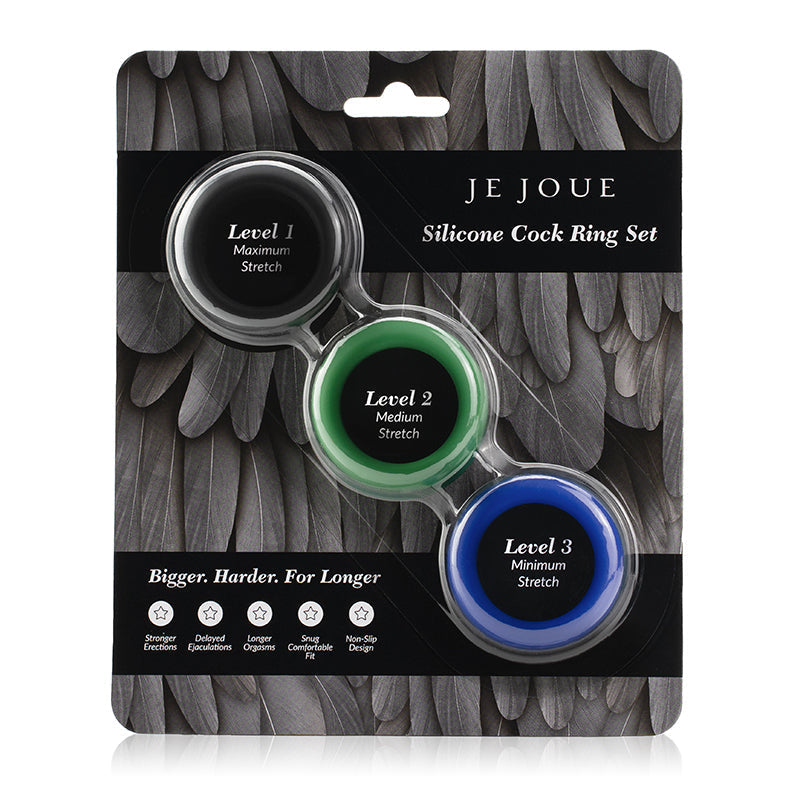 Je Joue Silicone Cock Ring 3 Pack
