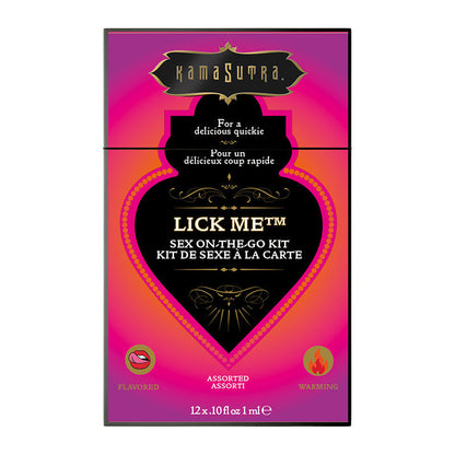 Kama Sutra Sex To Go Lick Me Packet Set
