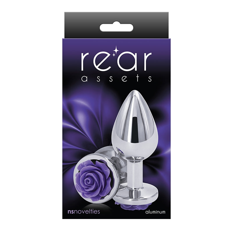 NS Novelties Rear Assets Rose Medium Plug - XOXTOYS