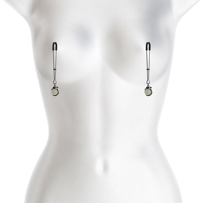 NS Novelties G1 Bound Nipple Clamps Gunmetal