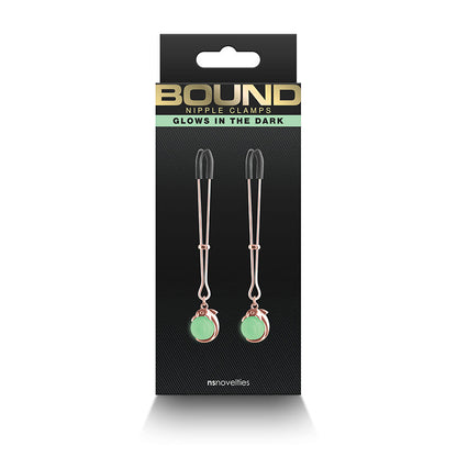 NS Novelties G1 Bound Nipple Clamps Rose Gold