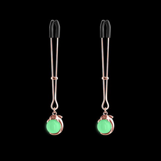 NS Novelties G1 Bound Nipple Clamps Rose Gold