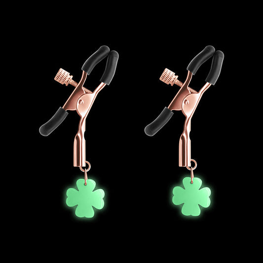 NS Novelties G4 Bound Nipple Clamps Rose Gold