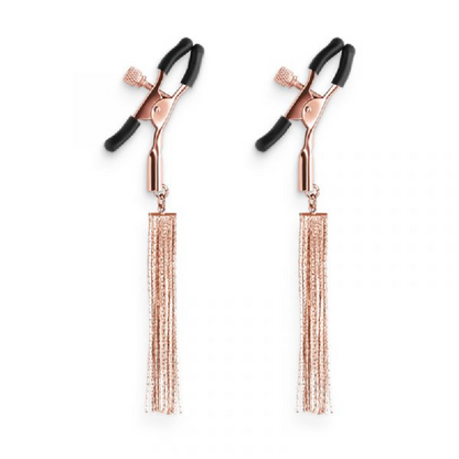 NS Novelties D2 Bound Nipple Clamps Rose Gold