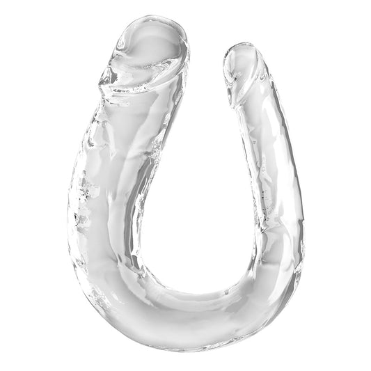 Pipedream Products Double Trouble Clear Dildo Large