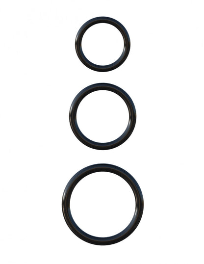 Pipedream Products Fantasy C-Ringz 3-Ring Stamina Set Black