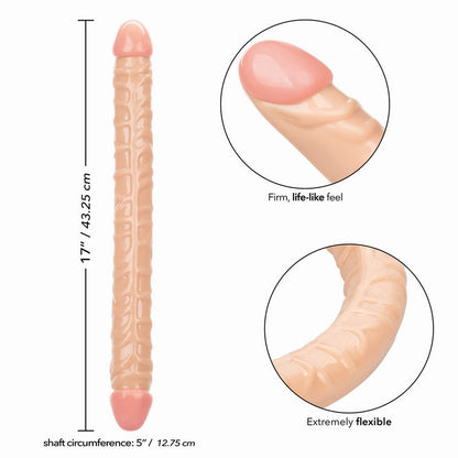 CalExotics Size Queen 17" Double Dong
