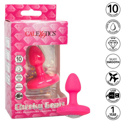 Calexotics Cheeky Gem Vibrating Probe Small