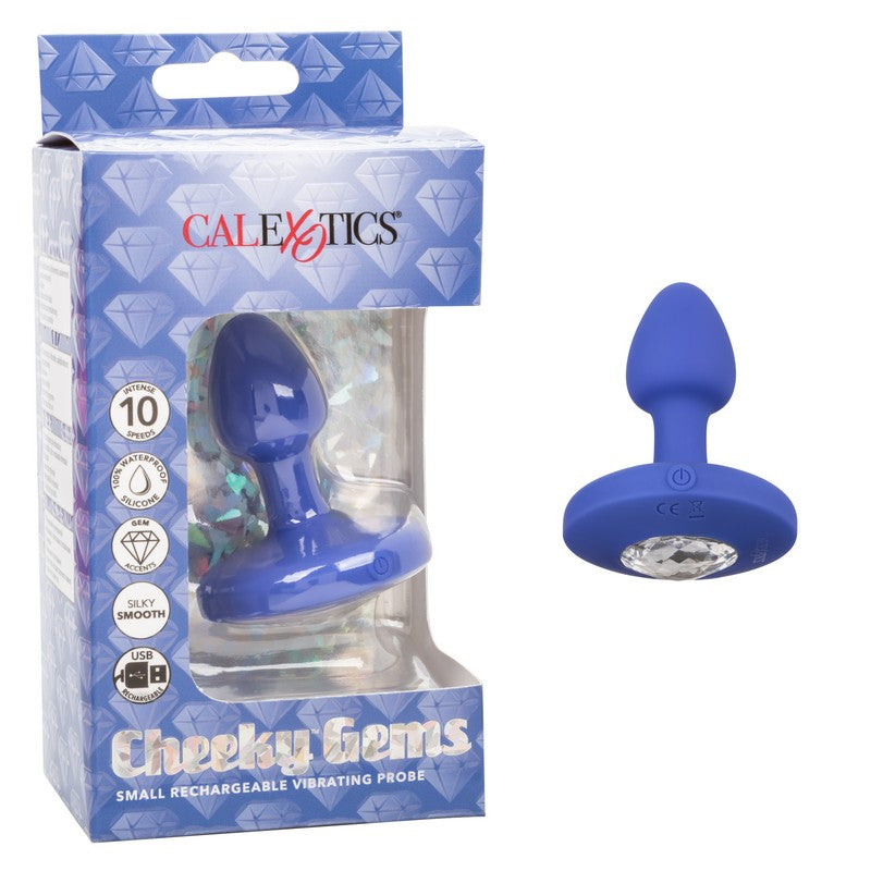 CalExotics Cheeky Gem Vibrating Probe Small - XOXTOYS
