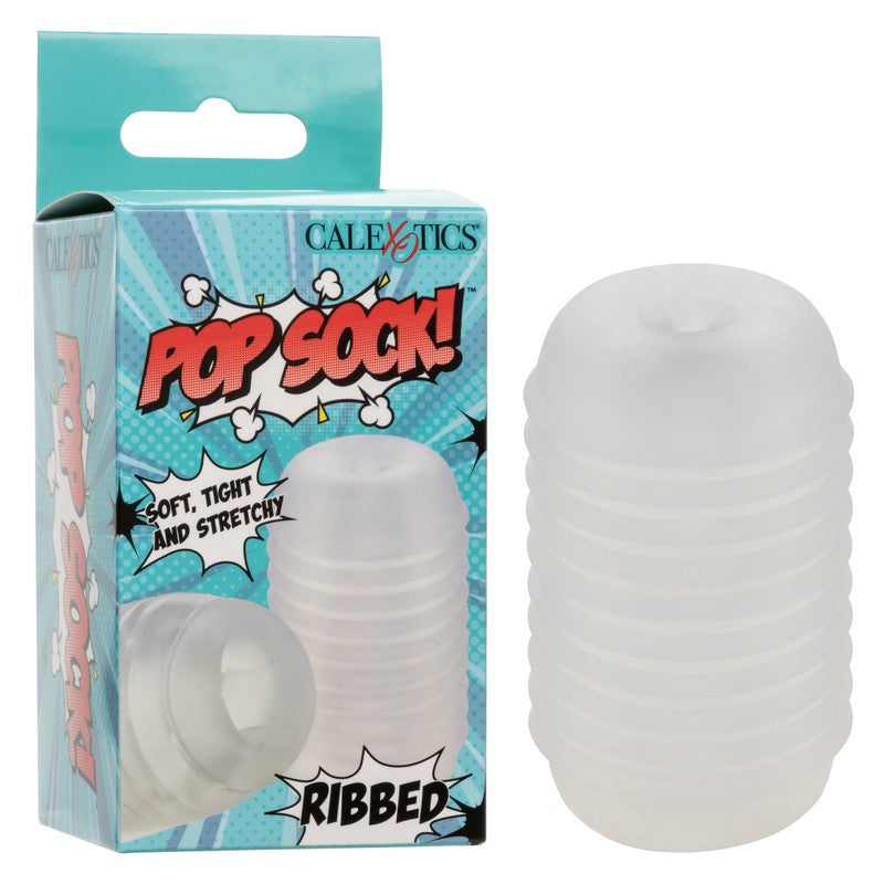 Calexotics Pop Sock! Ribbed Stroker - XOXTOYS