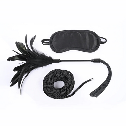 Sportsheets Sex & Mischief Shadow Tie & Tickle Kit