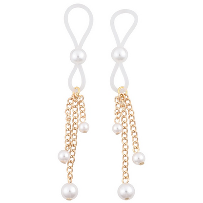 Sportsheets Sex & Mischief Pearl Nipple Ties