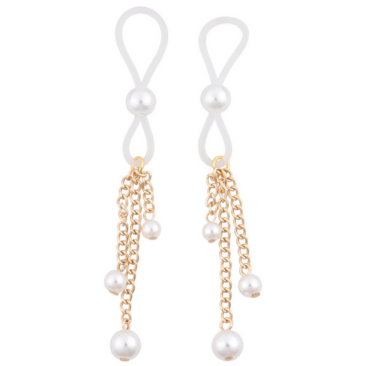 Sportsheets Sex & Mischief Pearl Nipple Ties