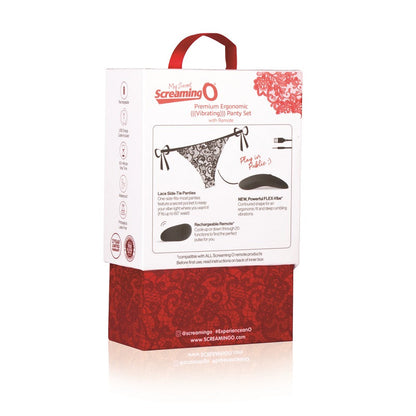 Screaming O Premium Ergonomic Vibrating Panty Set