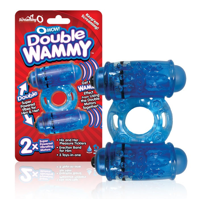 Screaming O Wow Double Wammy Vibrating Ring - XOXTOYS