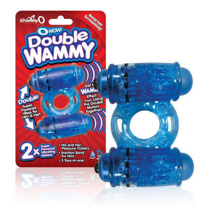 Screaming O Wow Double Wammy Vibrating Ring - XOXTOYS