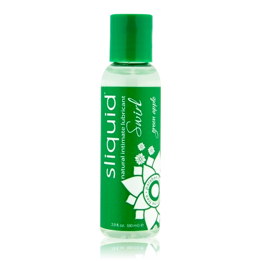 Sliquid Swirl Green Apple Flavored Lubricant - XOXTOYS