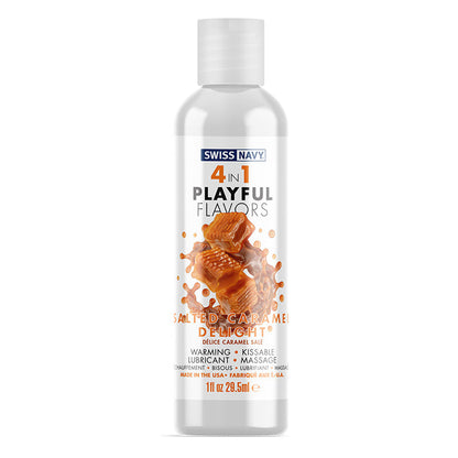 Swiss Navy Playful Flavors 4 in 1 Salted Caramel - XOXTOYS